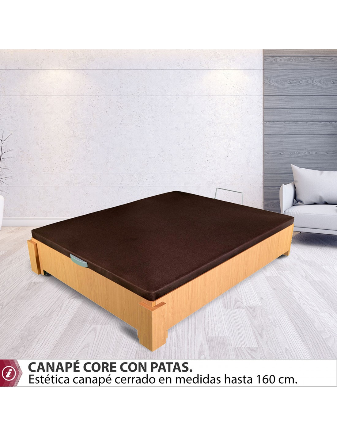 Canape COMPAC lateral Delanubbi, especial para tapizar y decorar